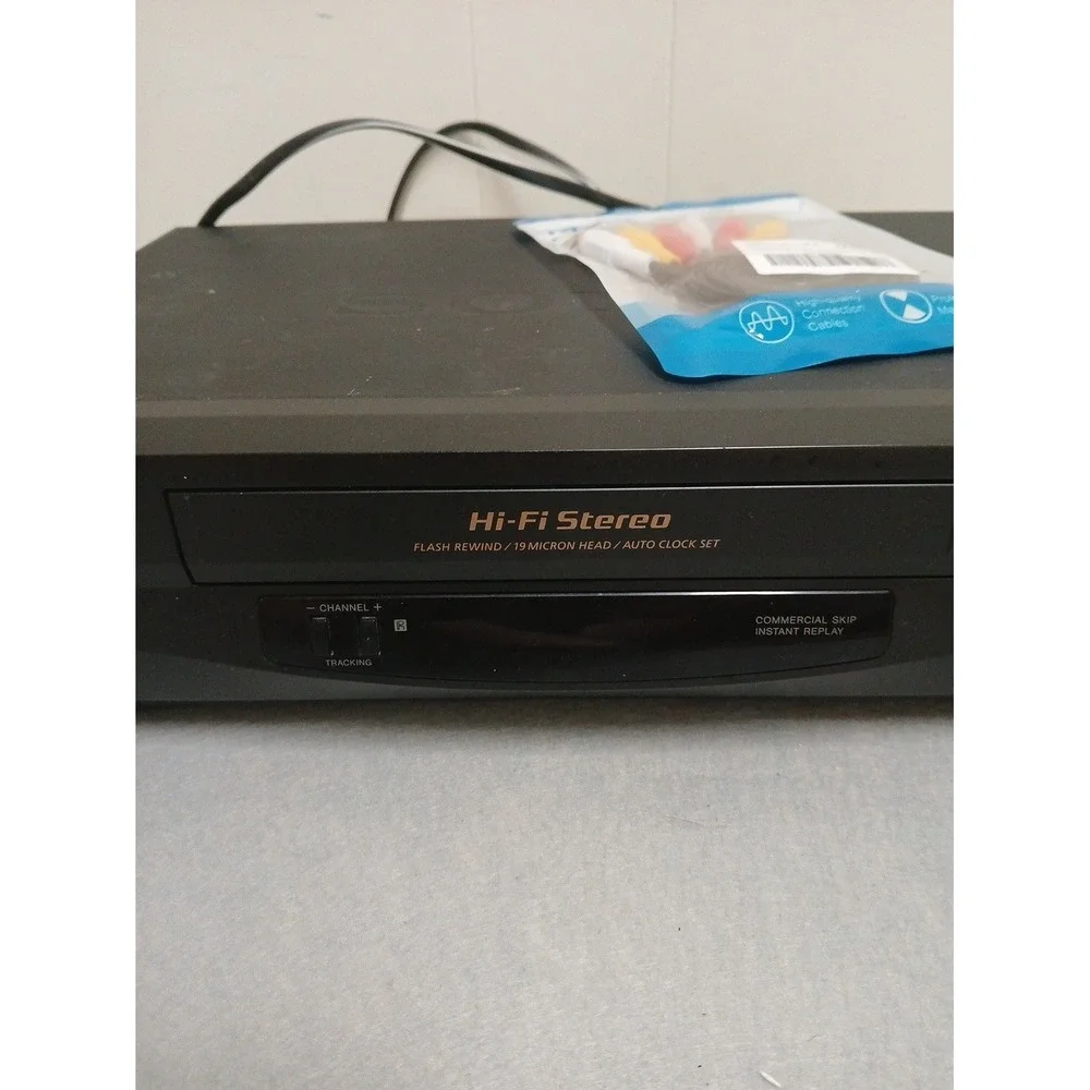 Sony SLV-N55 4-Head Hi-Fi Stereo VCR Video Player Recorder No Remote - TESTED